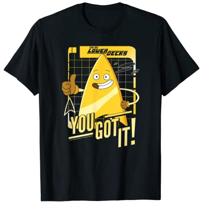 Star Trek: Lower Decks Badgey Inspirational Poster T-Shirt