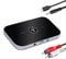 Adaptateur Bluetooth 5.0, Adaptateur Bluetooth AUX, recepteur Bluetooth/transmetteur Bluetooth, émetteur-récepteur Bluetooth 2 en 1 avec RCA 3,5 mm, Faible Latence, pour TV, PC (Noir)