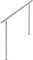 Tubiaz Edelstahl Handlauf Treppengeländer Geländer für Treppen Brüstung Balkon 180CM mit 0 Querstreben Ø 42mm für innen & außen