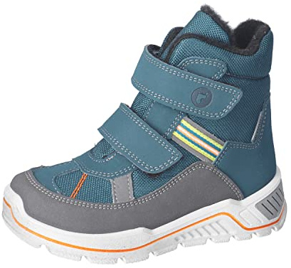 RICOSTA Jungen Winterstiefel Gabris,Kinder Boots,WMS:Weit,lose Einlage,Sympatex,Outdoor-Kinderschuhe,gefüttert,wasserdicht,warm,Storm (540),29 EU