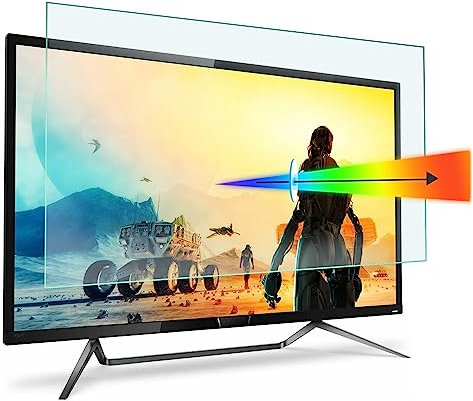 AIZYR TV Blue Light Blocking and Anti Glare Screen Protector Panel for 32,37,39, 40inch, Anti Blue Light and Anti-UV Eye Protection Reduce Eye Fatigue,32inch(L698mm*W392mm)