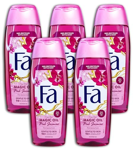Fa Magic Oil Lot de 5 gels douche Rose jasmin 5 x 250 ml