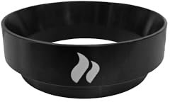 roastmarket Dosierring schwarz (58mm) - Siebträger Dosierring magnetisch - Kaffeedosierring für saubere Dosierung des Kaffeepulvers - Dosiertrichter abwaschbar & Rostfrei - Barista Zubehör