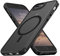 DUEDUE Cover Magnetica per iPhone 7 Plus, iPhone 8 Plus Cover[Compatibile con MagSafe], Custodia Opaca per iPhone 7/8/Plus Case con Pulsante metallico Ultra-Sottile TPU Silicone Anti-Scivolo, Nero
