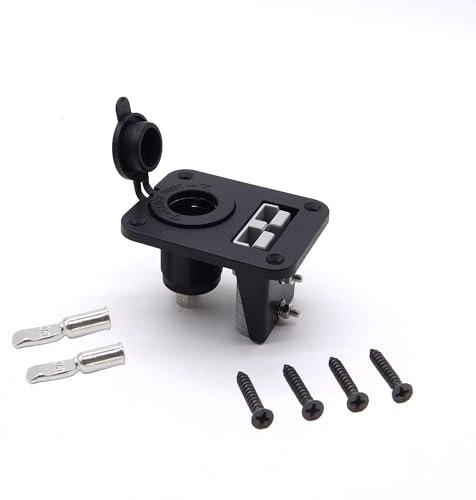 HISports Anderson Stecker für CTEK – 12-24V IP65 Adapter,12v zigarettenanzünder dose DS1011 inklusive Kupferklemmen & Schrauben