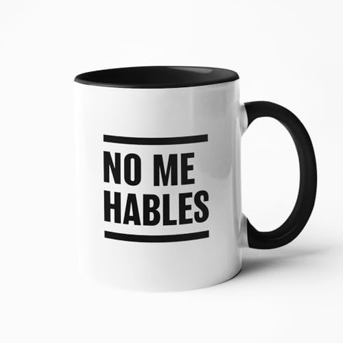 Taza Frases Humor Sarcasmo Regalo Taza de Cerámica regalos originales (No me hables)