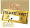woric Goldenes Ticket, Gutschein zum selber ausfüllen mit Rubbelaufkleber Geschenkkarte Rubbellos selber machen Geschenke für Frauen Freundin Geburtstag Hochzeitstag Reise Kino
