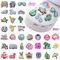 DKDDSSS 35 Pièces Charmes de Chaussure, Décorations de Chaussures de Bricolage, Breloque pour Sabots Sandales, Décorations De Fête Cadeaux D'Anniversaire, pour jeunes filles et garçons