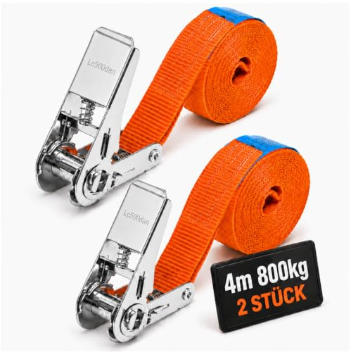 Transport Belts 4M 25MM 800KG Transport Belt GS DIN (2 pieces)