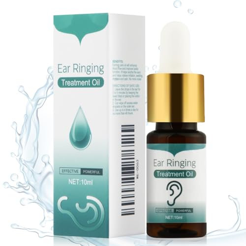 Gotas Alivia el Tinnitus, 10 ml Alivio de Tinnitus para Los Oídos, Solución para El Cuidado de Los Oídos, Gotas para Aliviar la, Gotas para los Oídos Alivio de Gotas de Cera de Oído