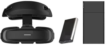 VEKELETE HD 3D Headset Display VR/AR Smart Video Glasses Direct Computer/Handheld/DP Phone Head Display(Black Suit)