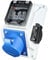 RoadEu - 32A CEE Socket with 13A 230V Outlet – RCD & MCB Protected – Ideal for EV Charging, Workshops, and Outdoor Use IP44