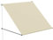 SUBTLETY Toldos para balcón, 150 x 145 cm, resistente al viento y a los rayos UV, vertical, retráctil, para exteriores, resistente a la intemperie, toldo para ventana, exterior, sombra para terraza