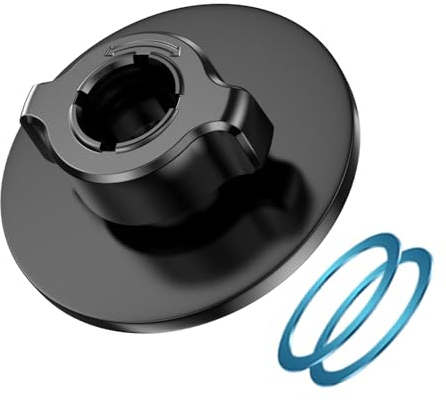 yanwuwa Allgemeine 17 mm Kugelkopf-Magnet-Handyhalterung mit N52 magnetischer Schnellbefestigung für Auto-Armaturenbretter, Desktop-Live-Streamingw
