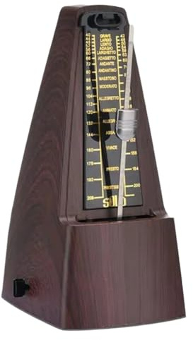 Suoumwa Standard Präzisionsmechanisches Metronom Ist Geeignet für Klavier, Gitarre, Violine, Bass und Andere Instrumente