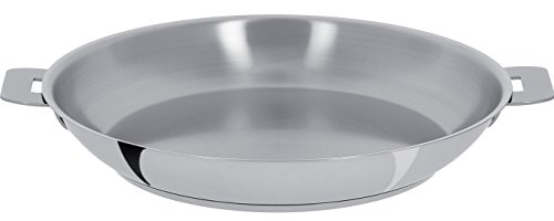 Cristel - P28Q- Poêle inox 28cm sans poignée amovible - Collection Mutine