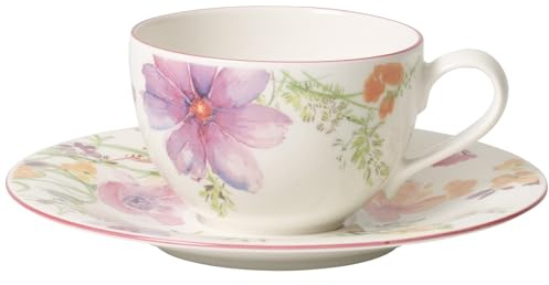 Villeroy & Boch Mariefleur Basic Kaffeetasse mit Untertasse 2tlg.
