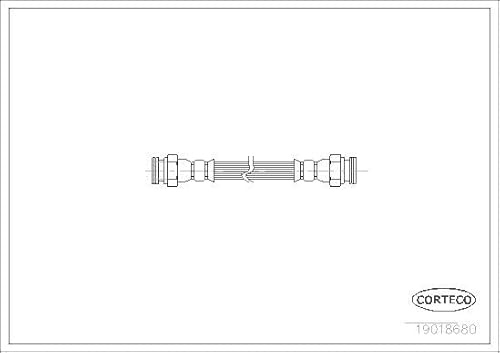 Corteco 19018680 Bremsschlauch hinten
