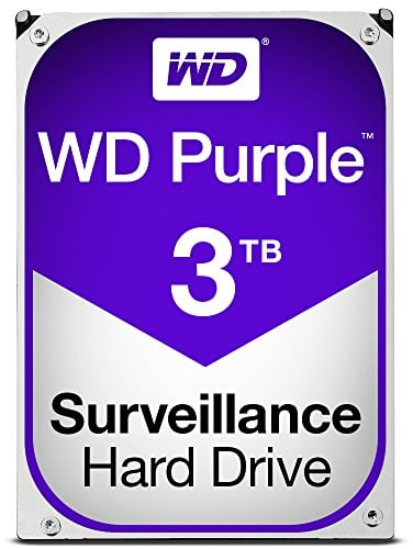Western Digital WD Purple HDD Interno 3000 GB, SATA III, 6000 Mbit/s, 7200 rpm, 64 MB, 3.50 Pollici