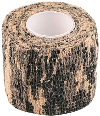 2 Stück - Digital Desert- 2 x 4,5 Meter Camouflage Tarnfarben Tape Duct Tape, Bundeswehr Klebeband Gewebeband