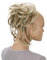 CAISHA XXL Haarteil Haargummi Daisy Dutt Hochsteckfrisuren Mit Geflochtenen Zöpfen Gewellt Kunstfaser Hitzebeständig DM17cm Blond Mix G13D