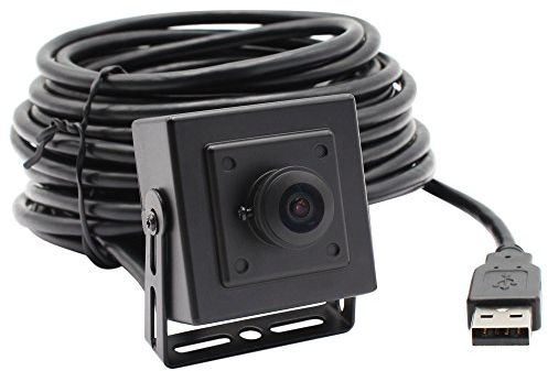 ELP Webcam 5 MP HD Aptina PC Camera,Web Cam with 180 Degree Fisheye Lens for Industrial 3D Printer,Web Conference Camera Compatible with Windows Android Linux