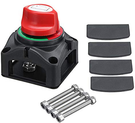 ExcLent 12V / 24V 300A Marina Conmutación De 4 Posiciones Interruptor De Batería Aislador Interruptor De Corte