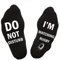 Himozoo Lustige Socken mit Aufschrift Do Not Disturb I'm Watching Football oder Rugby, für Damen und Herren, Rugby, Fußballliebhaber, Geschenke