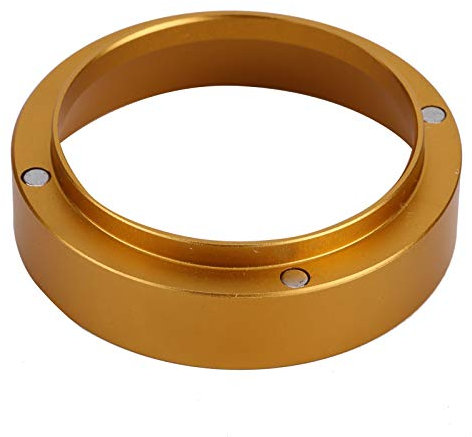 Embudo dosificador de café expreso de aluminio, embudo dosificador de anillo dosificador de café con magnético para cafetera(51MM)