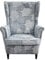 NOPEXTO Ohrensessel Husse, Stretch Wingback Stuhl Schonbezüge, Sesselbezug Mit Blumen Muster Dekorative Bezug Husse Für Ohrensessel (Ginkgo)