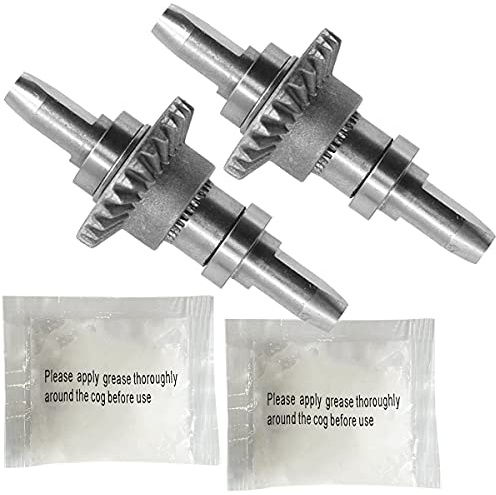 Spares2go Drive Cog Shaft Spindle & Bearings compatible with Gtech AirRam Vacuum Cleaner (Pack of 2)