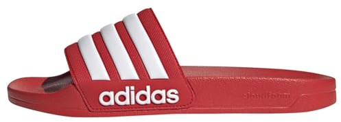 adidas Adilette Shower Slides Unisex Schiebe-Sandalen , Vivid Red Cloud White Vivid Red, 42 EU