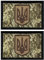 Ukraine Dreizack Flagge Patches Ukrainische Armee Emblem Morale bestickte Aufnäher Applikationen DIY Taktische Militär Morale Emblem Armband Abzeichen