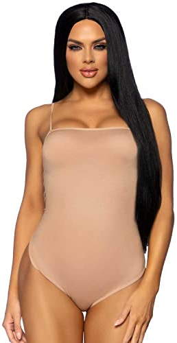LEG AVENUE Women's A2864 00122 Costume Wig, Black, One Size