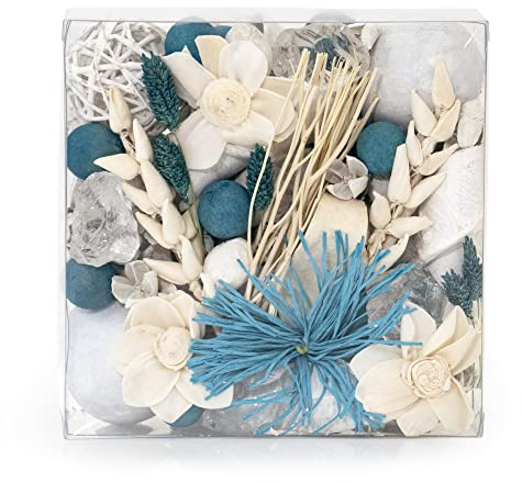 ANDALUCA Maison Box Fragrance Pot-pourri décoratif pour Vase et Bol Décoration d'intérieur (Brise de Lin)