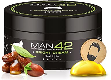 MAN42 Bright Cream, glänzende Pomade, Styling Pomade 100ml