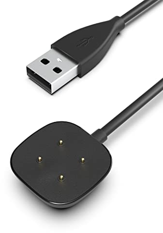 Bicmice Ladegerät Kompatibel Mit Fitbit Versa 4/Versa3 Magnetisches USB-Kabel für Fitbit Sense/Sense 2 Smartwatch 1M Ersatz-Ladekabel