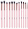 MSQ Augen Make-up Pinsel Set 12 Stück Augenpinsel Set Pinselset Makeup Zum Verblenden Von Lidschatten Puder Highlighter Concealer Lidschattenpinsel Rosa