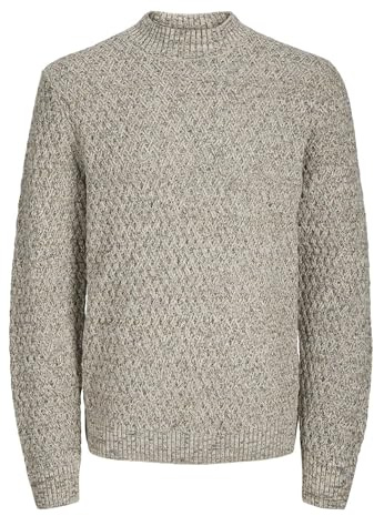 JACK & JONES Herren Jprccziggi Knit Mock Neck Ln Pullover