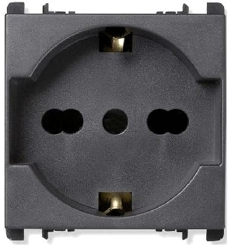 Presa P40 Simon Urmet Nea 2P+T 16A antracite - 10310N2