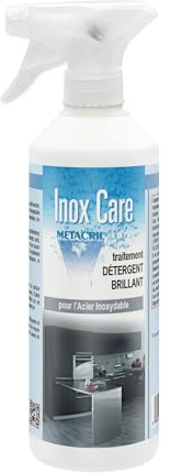 Metacril Inox Care + Zerstäuber, Reiniger und Klarspüler, für Edelstahl, 500 ml