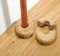 Be-Creative Oak Colour Wooden Radiator Pipe Collars 15mm Easy Split - Real Wood Radiator Pipe Covers (6)