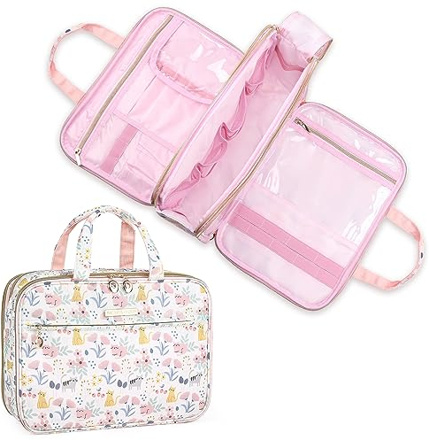 Lychii Groß Kulturbeutel, Reise Kosmetiktasche, Wasserdicht Waschbeutel Toiletttasche Make-up Tasche Organizer für Frauen & Mädchen