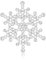 Kiiwah Weihnachten Schneeflocken Brosche, Kristall Strasssteinen Brosche Blume Anstecknadel Pins für Kleidung Party Dekoration(Silber)
