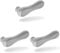 reer HandleGuard Türgriffschutz Türklinkenpuffer Türstopper gegen Stoßverletzungen an Türgriffen, grau (Packung mit 3)