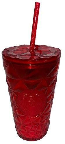 Starbucks Christmas Holidays Grand gobelet en cristal prisme diamant rouge 40 ml