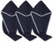 Betully Schnelltrocknendes Kopfhandtuch mit Knopf aus 100% Baumwolle 500 g/m² Weich Saugfähig und Sanft Handtuch Haare für Alle Haartypen Ideal für Reisen Haartuch (Navy Blau)
