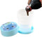 Vaso de viaje plegable, vaso de camping plegable extensible con tapa de dibujos animados | Encantador, reutilizable, fácil de limpiar, taza de agua de camping para vacaciones y ou