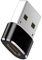 Adaptateur OTG USB Type C vers Connecteur USB A Mâle pour Transfert de Données et Chargement - Haute Vitesse - Convertisseur De Données - Chargeur Iphone Apple Watch Samsung - Corps en Aluminium
