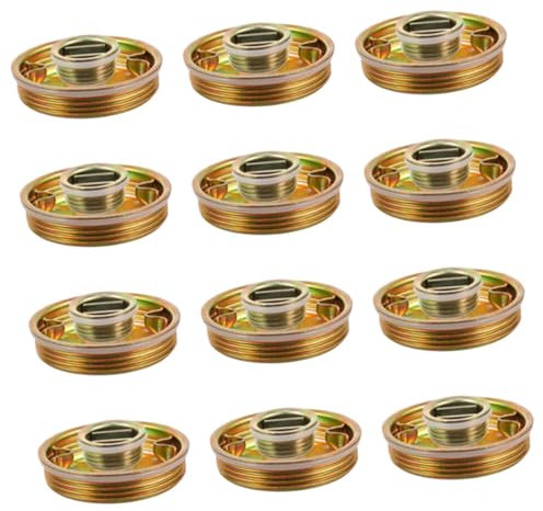 BUGUUYO 24 Stück Fassverschluss Aus Robustem Eisen Für 200l Ölfässer Und Wasserfässer Stabile Bruchfeste Metall Spundkappen Mit Dichter Abdichtung Und Einfacher Montage